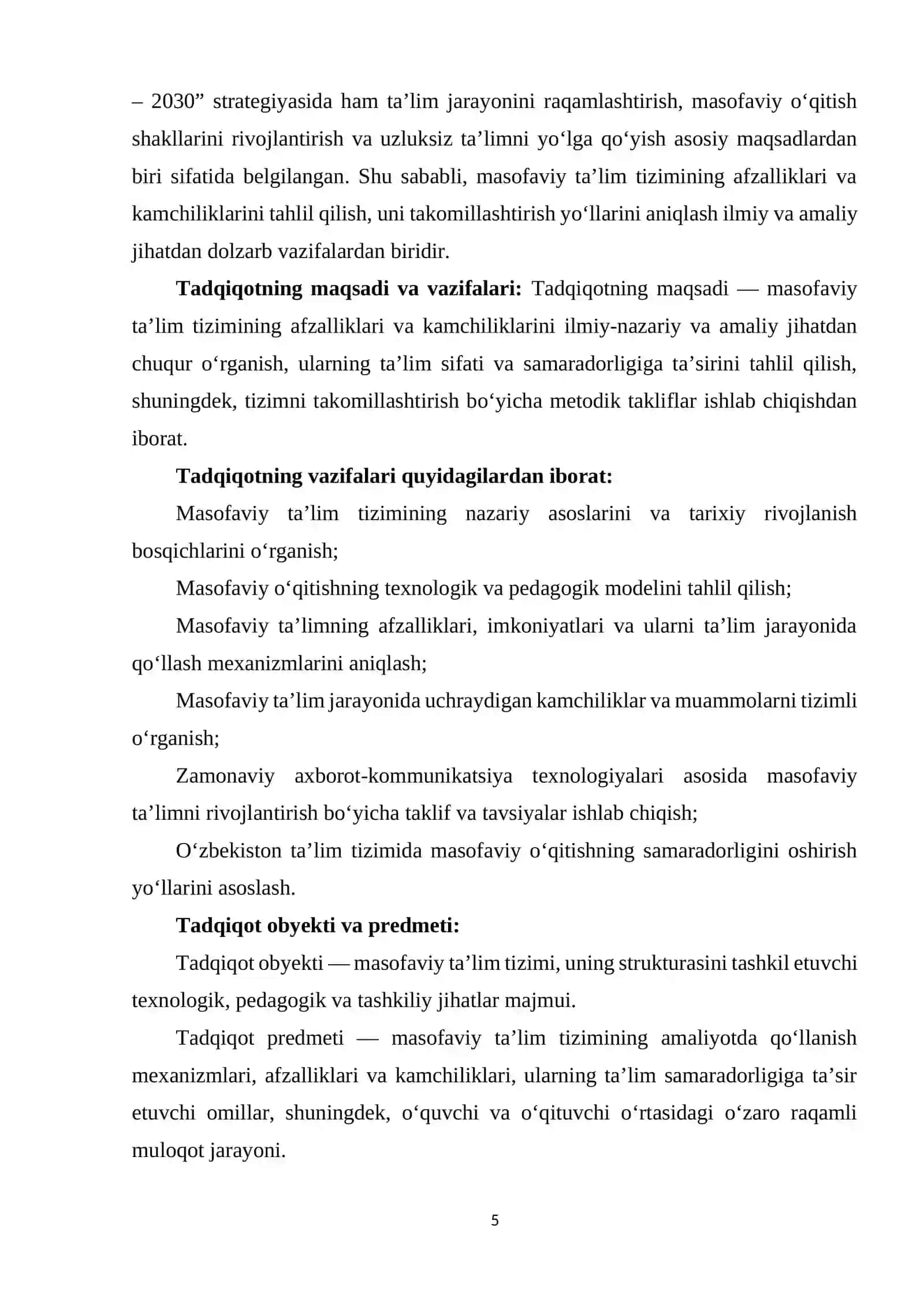 Masofaviy ta'lim tizimlarining afzalliklari va kamchiliklari 4
