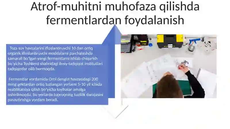 Fermentlar injeneriyasi fanning maqsadi va vazifalari 4