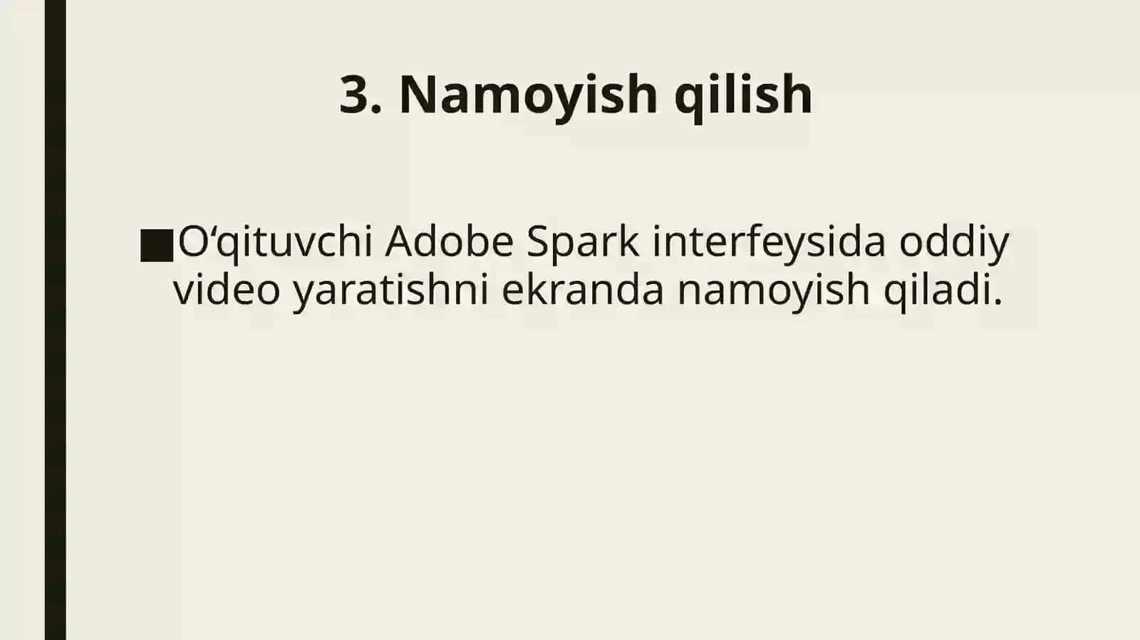 Adobe Spark dasturi 4
