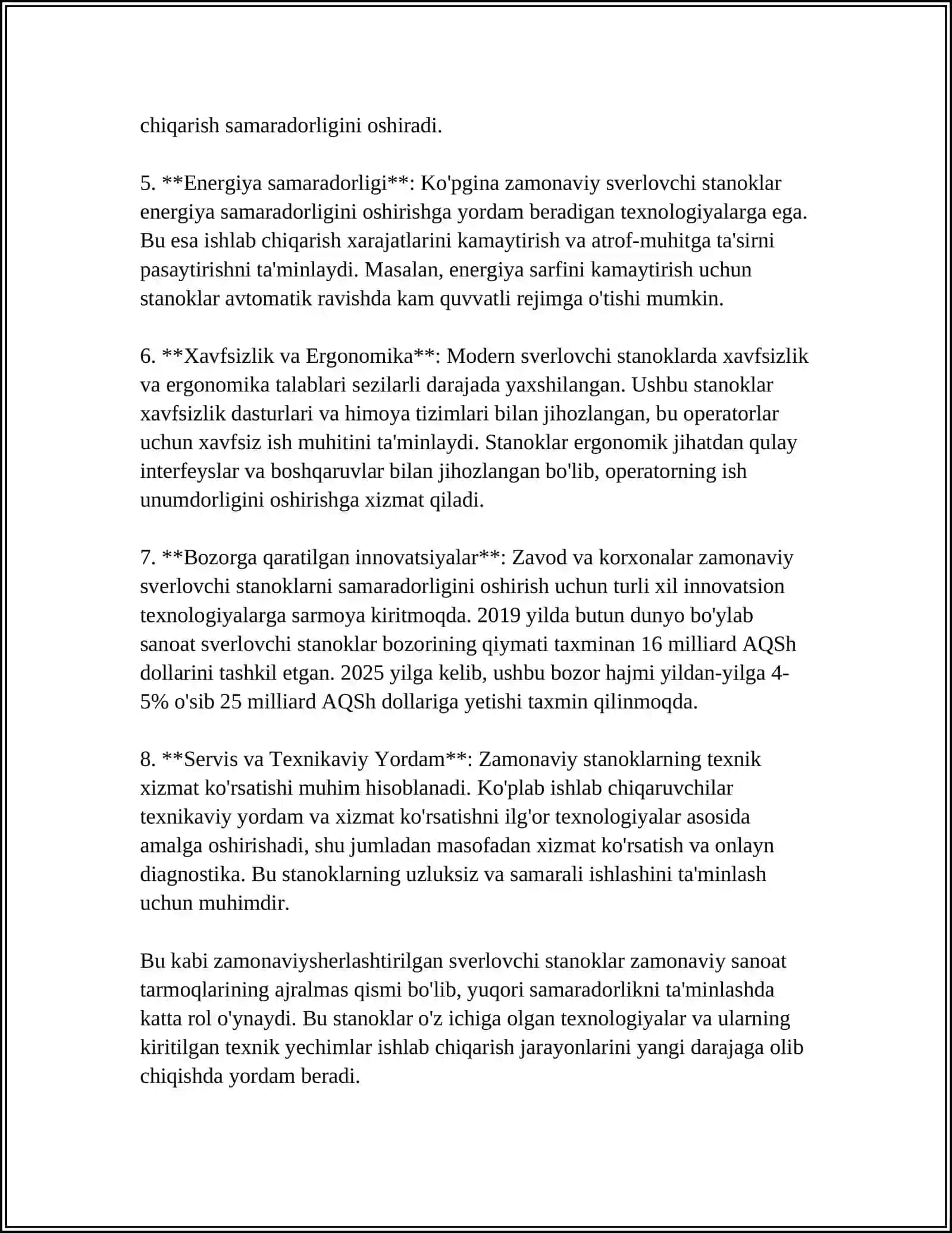 ZAMONAVIY SVERLOVCHI STANOKLAR 4