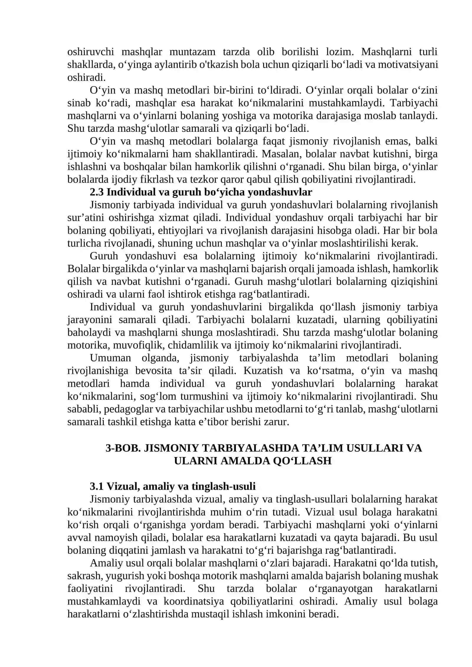 Maktabgacha yoshdagi bolalarni jismoniy tarbiyalashda ta'lim metodlari va usullari bilan tanishtirish 4