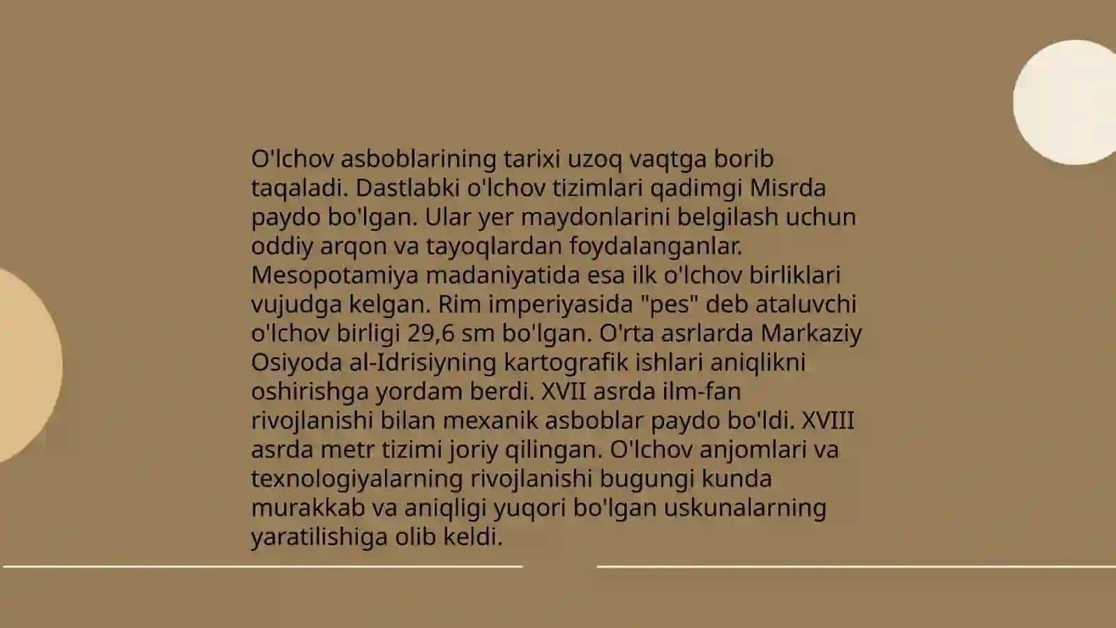 Universal o'lchov asboblari 4