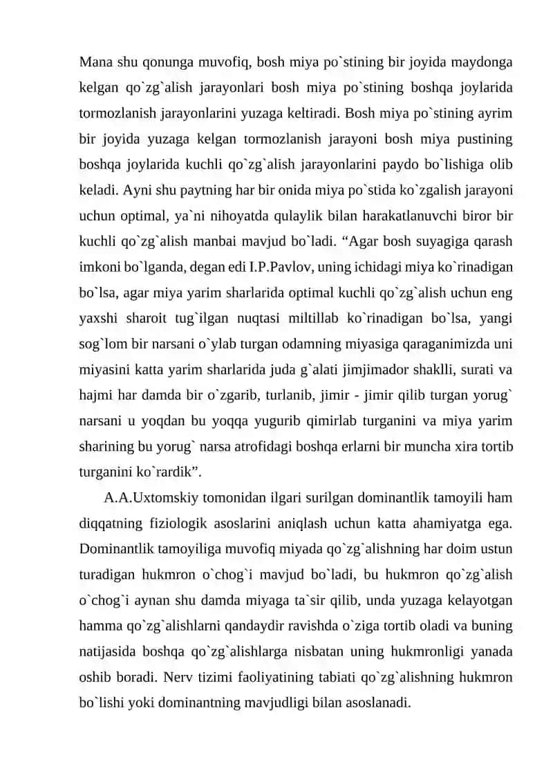 Diqqatning rivojlanishi va buzilishi 4