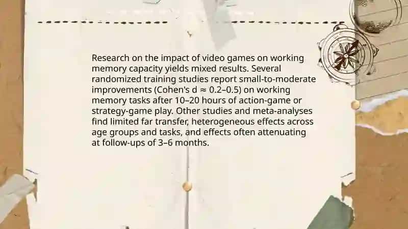 The influence of video games on cognitive skills and behavior 4