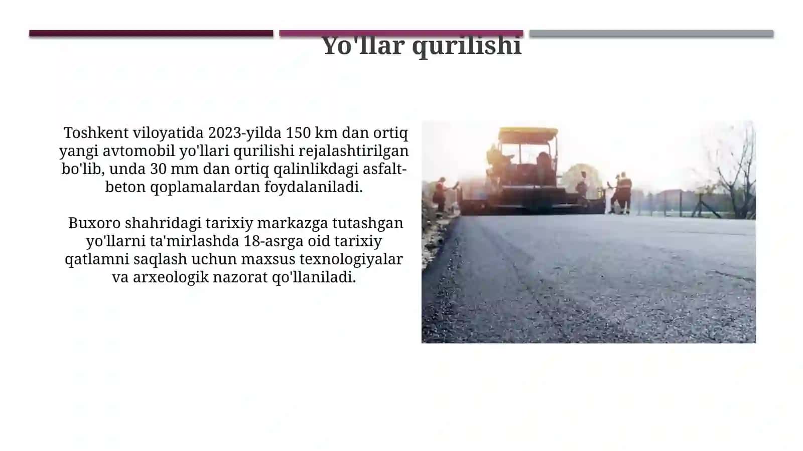 Avtomobil yo'llarini qurish ta'mirlashvasaqlash 4
