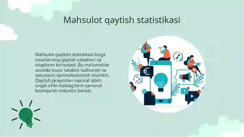 Tayyor mahsulotlar qaytishini hisobga olish 4