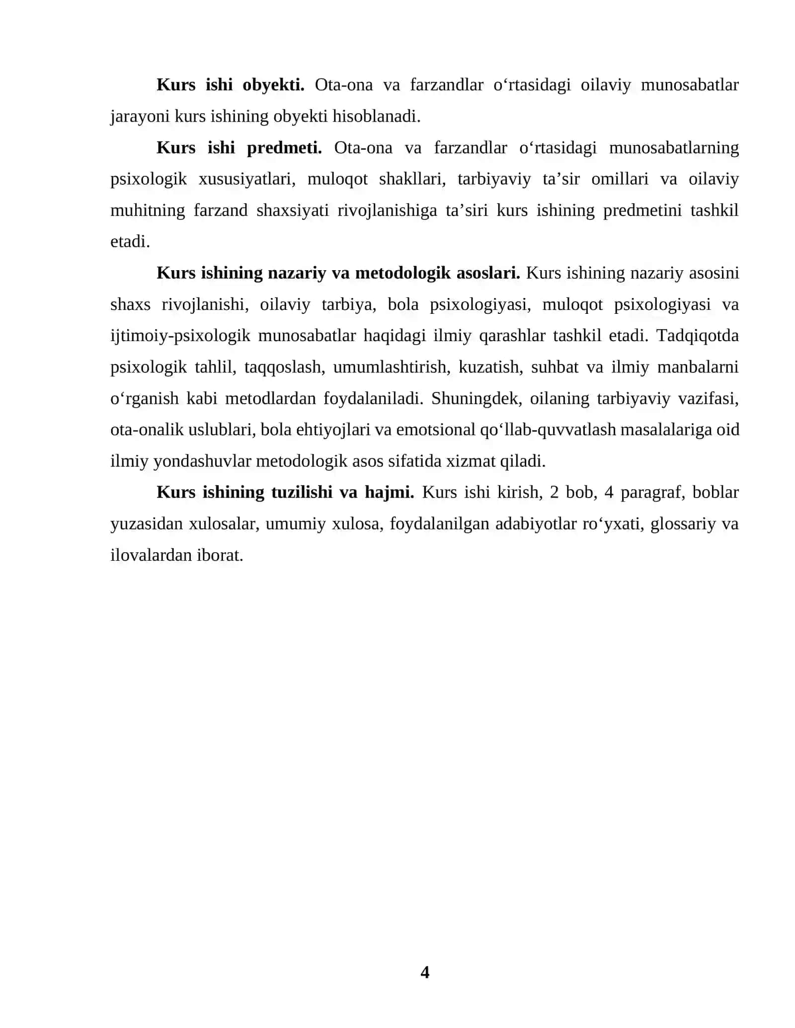 OTA-ONA VA FARZANDLAR O‘RTASIDAGI MUNOSABATLARNING PSIXOLOGIK XUSUSIYATLARI 4