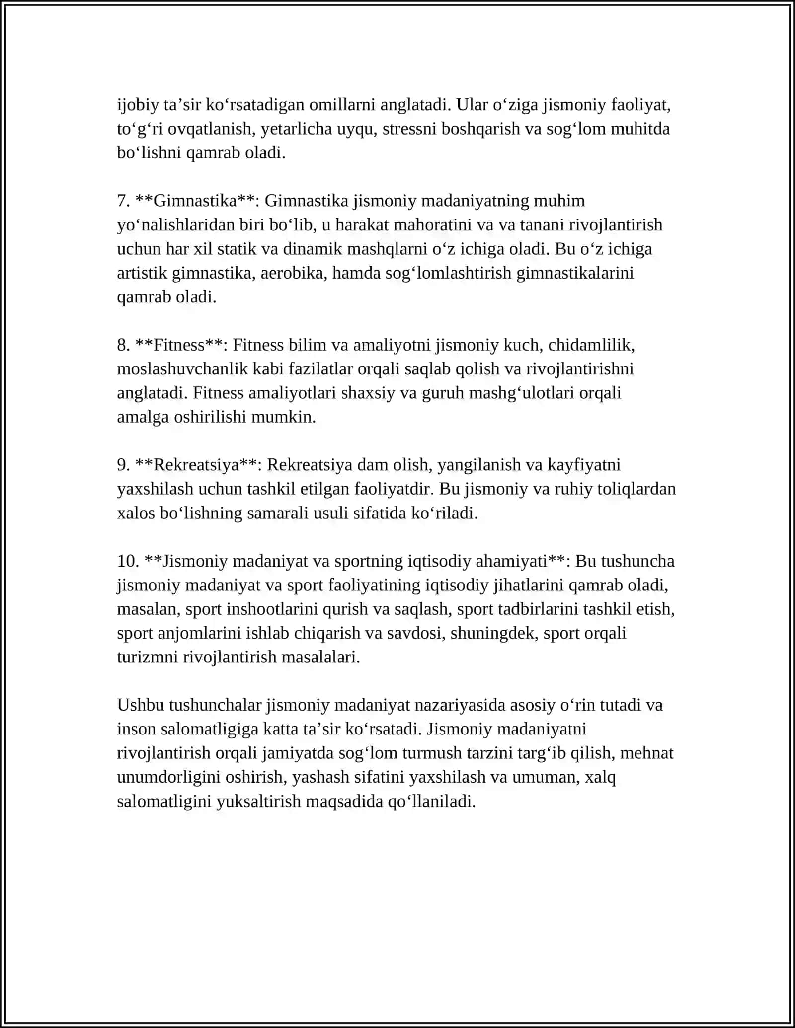 Jismoniy Madaniyat Nazariyasi va Metodikasining Umumiy Tamoyillari 4