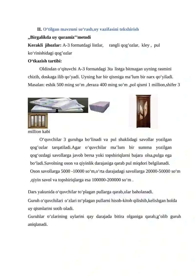 8-sinf yangi adabiyot darsligi asosida Alfons Dode "So'nggi saoq  hikoyasi ochiq dars ishlanmasi, original ish 4