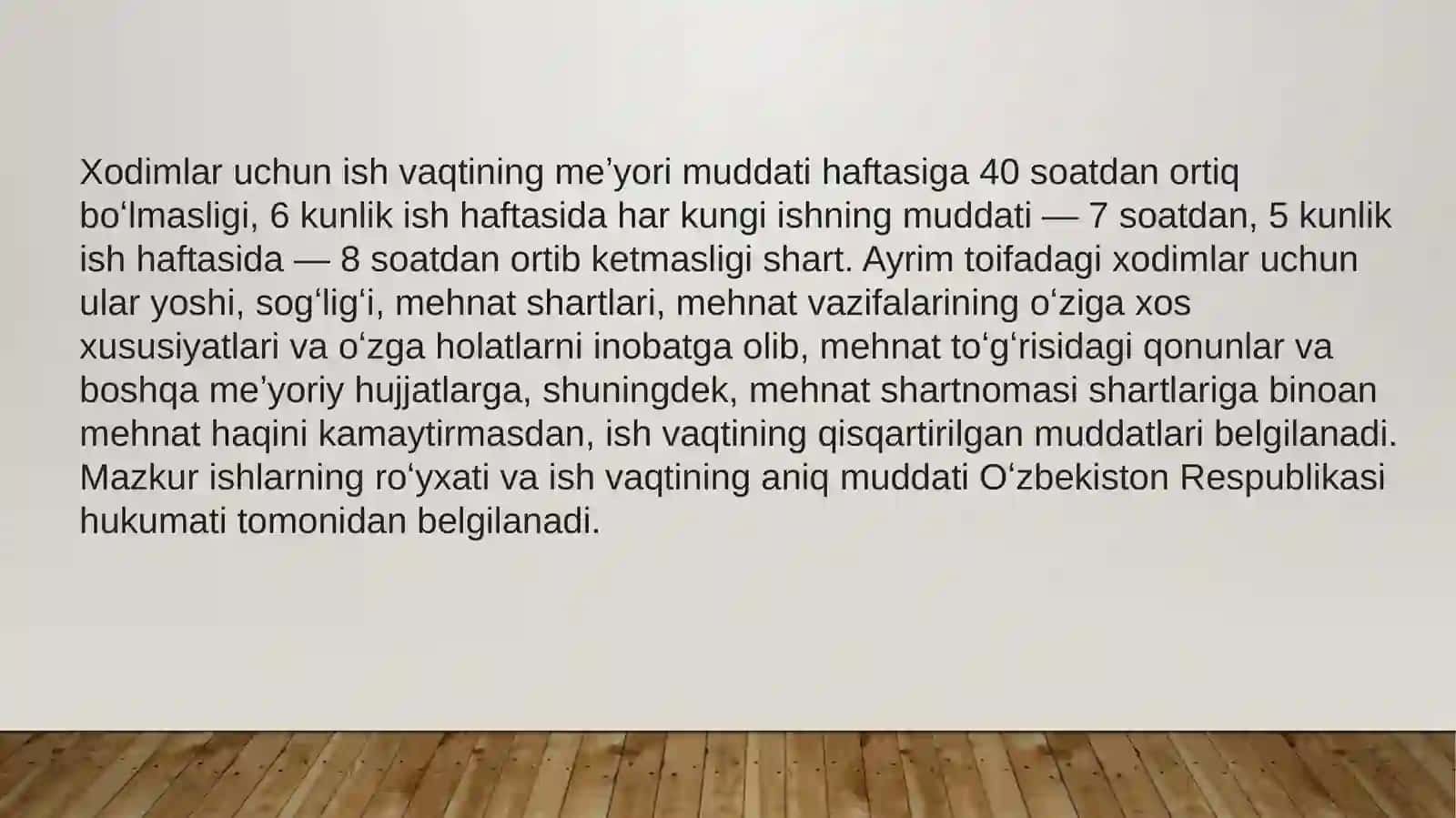 Ish vaqti 4