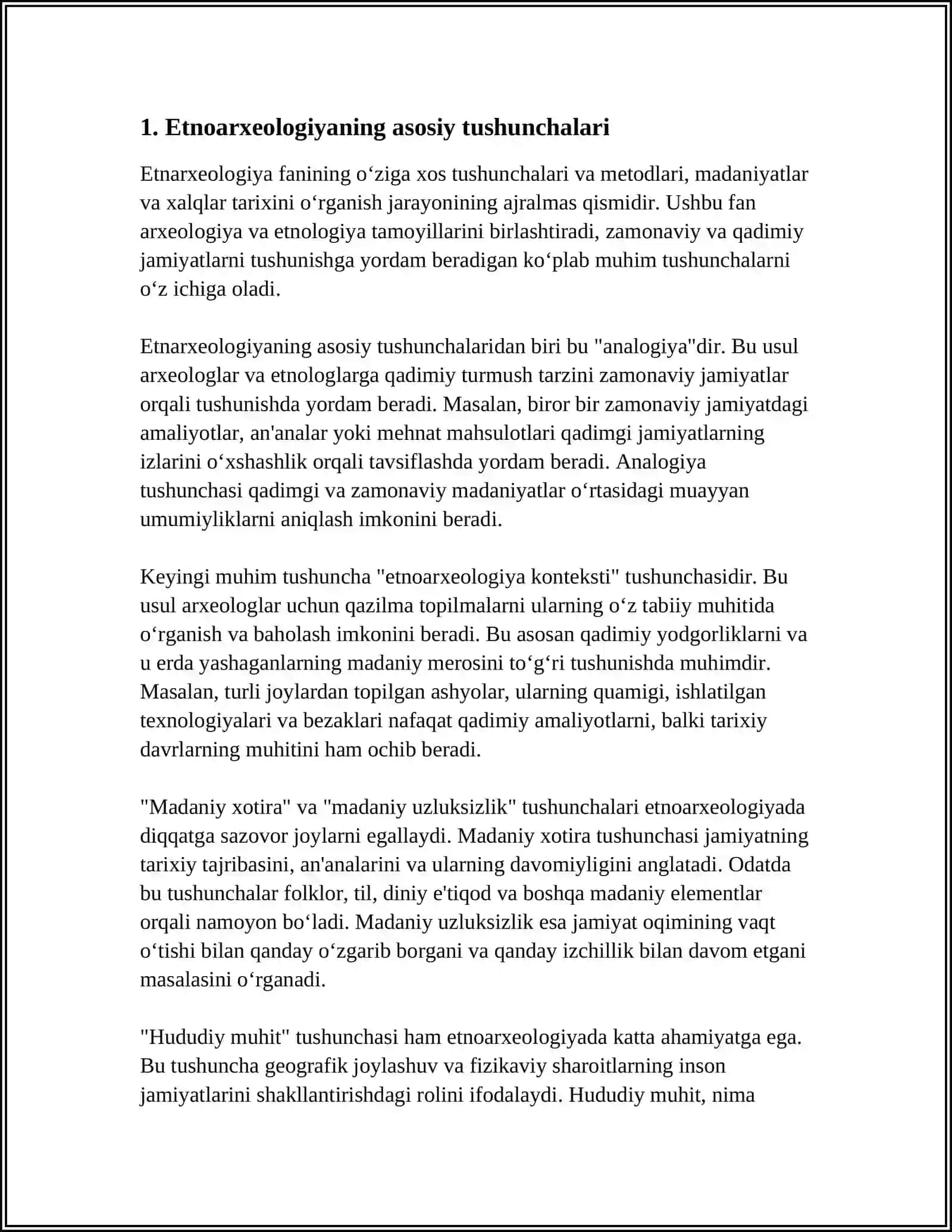 ARXEOLOGIK MANBALARNI O'RGANISHDA ETNOARXEOLOGIYA O'RNI 4
