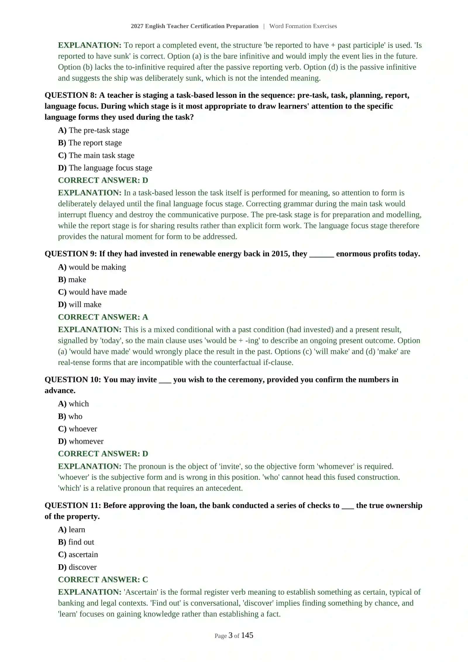 Word Formation Exercises 4