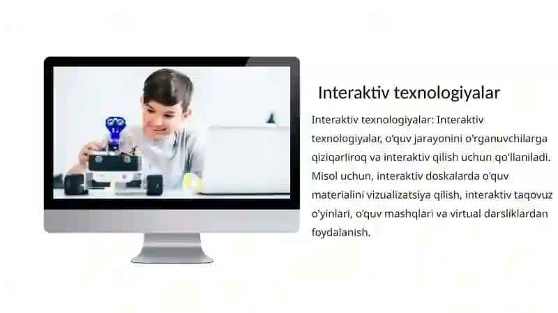 Zamonaviy pedagogik texnologiyalar orqali o'qitishni tashkil etishning shakllari 4