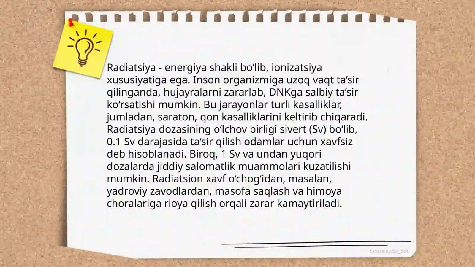 Yadro qurollarining inson hayotidagi zararlari 4