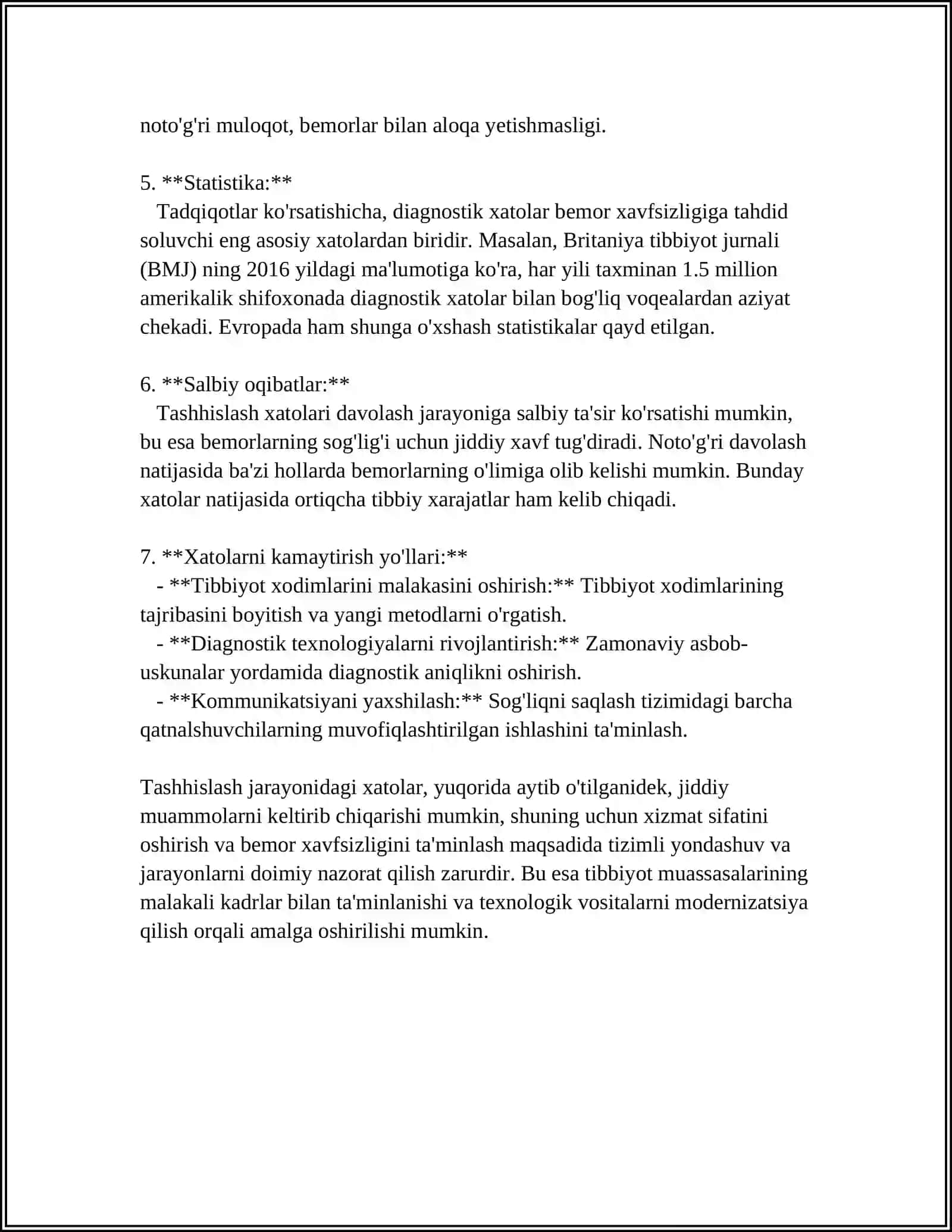 BAHOLASH JARAYONIDA UCHRAYDIGAN XATOLIKLAR VA ULARNING KELIB CHIQISHI 4