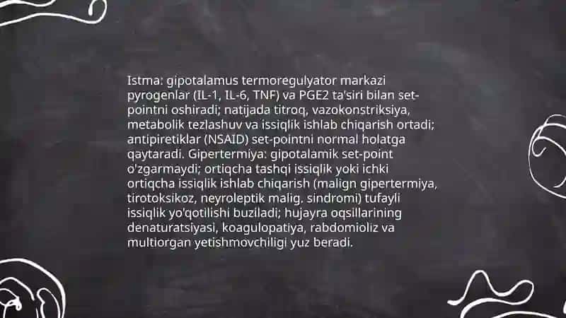 Istma va gipertermiya farqlari 4