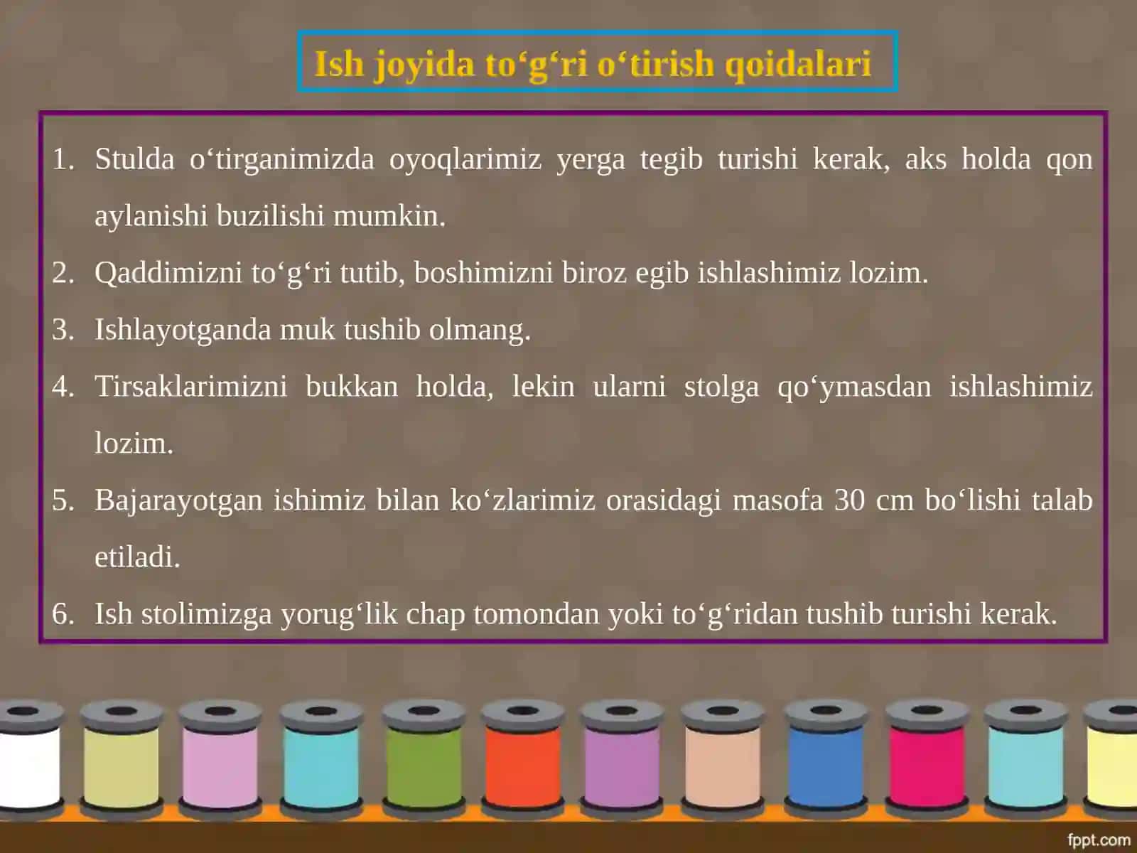 Asbob-uskunalar va ulardan foydalanish 4