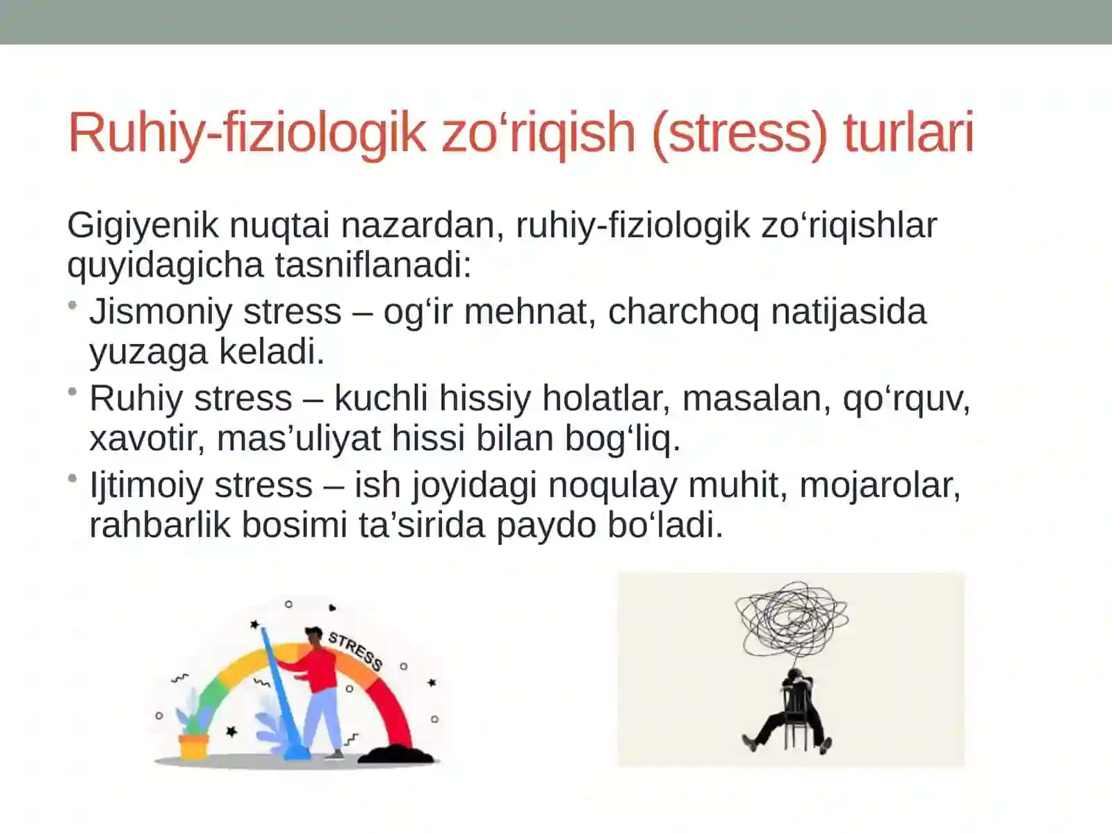Gigiyena fanidan Ruhiy fiziologik omillarga gigiyenik tarif mavzusida .pptx 4