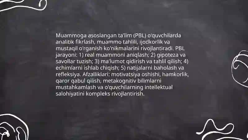 Ôquvchilarning intellektual imkoniyatlarni rivojlantirish usullari 4