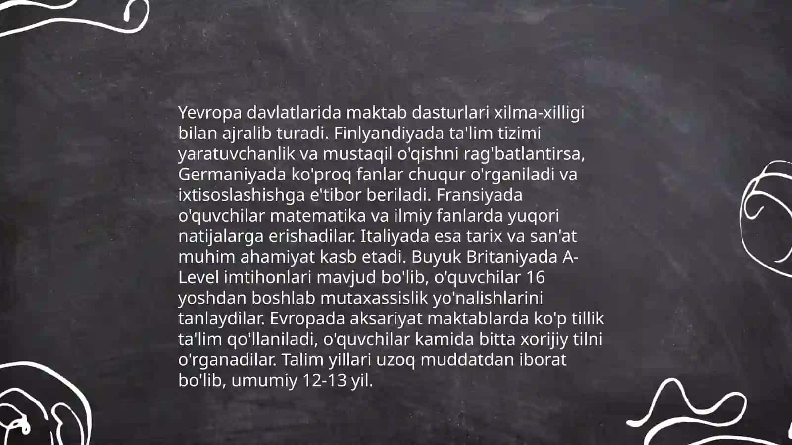 Jahonning rivojlangan davlatlaridan ta’lim tizimi 4