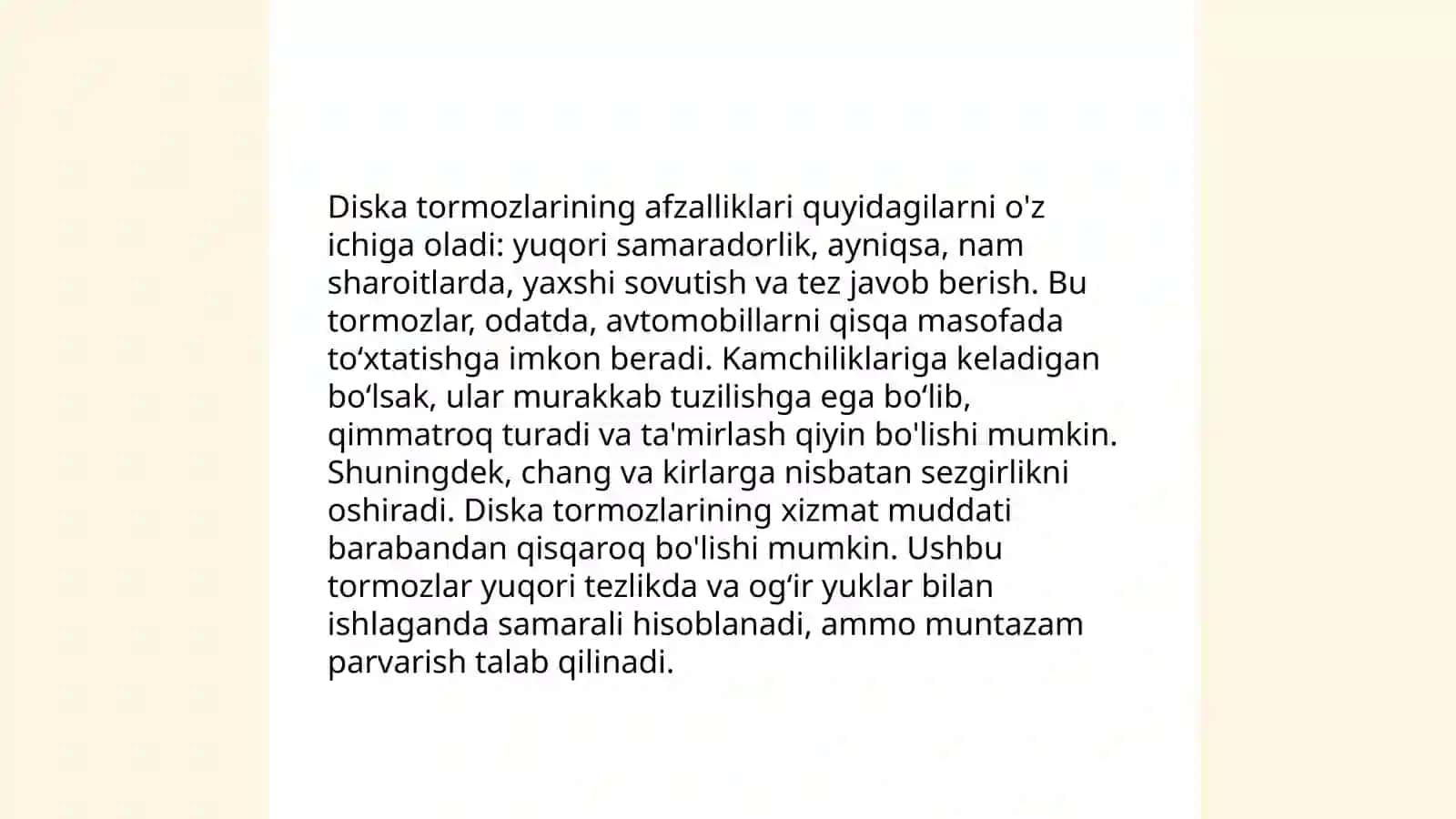 Ramaning turlari va avtomobillarda qo'llanilishi 4