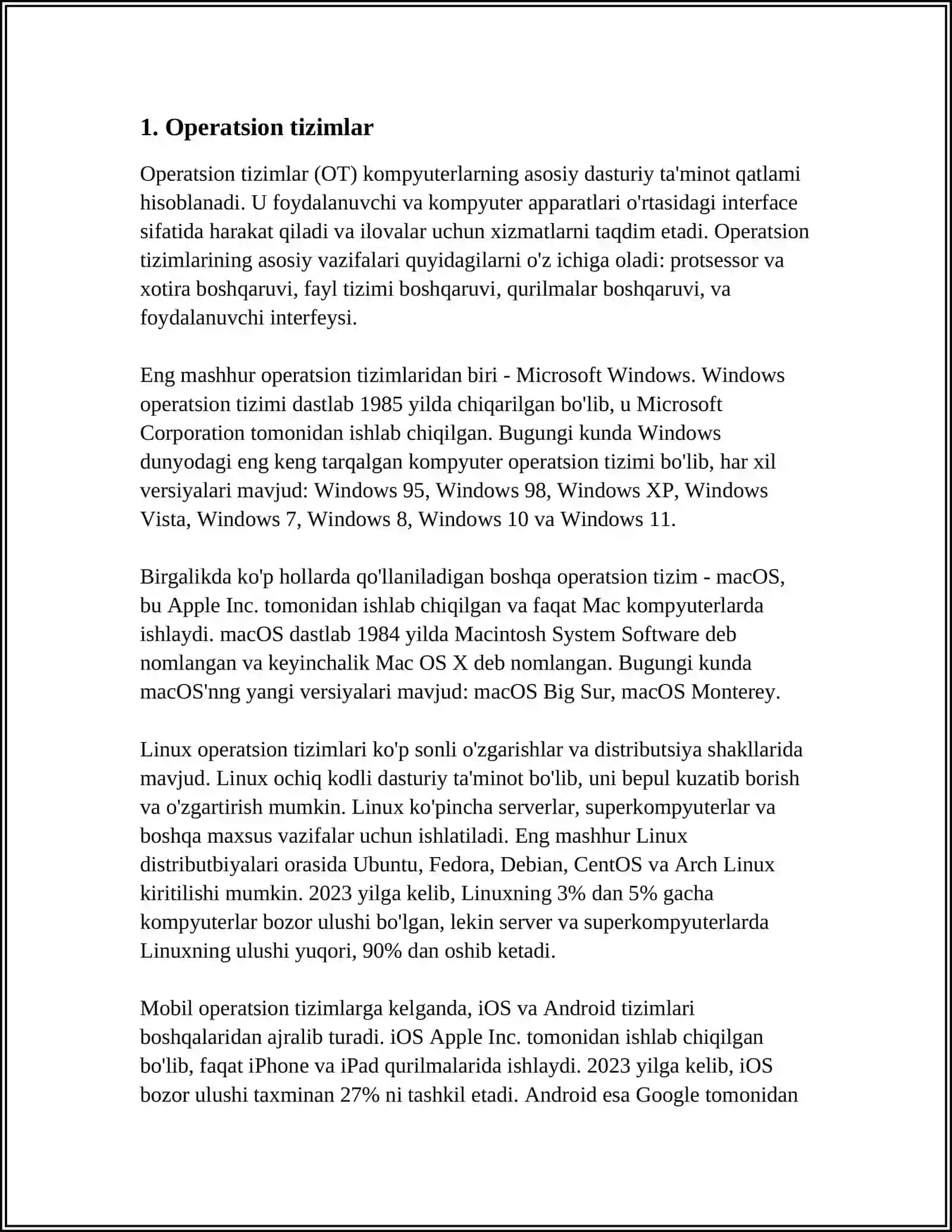 ZAMONAVIY KOMPYUTERLARNING DASTURIY TAʼMINOTI 4