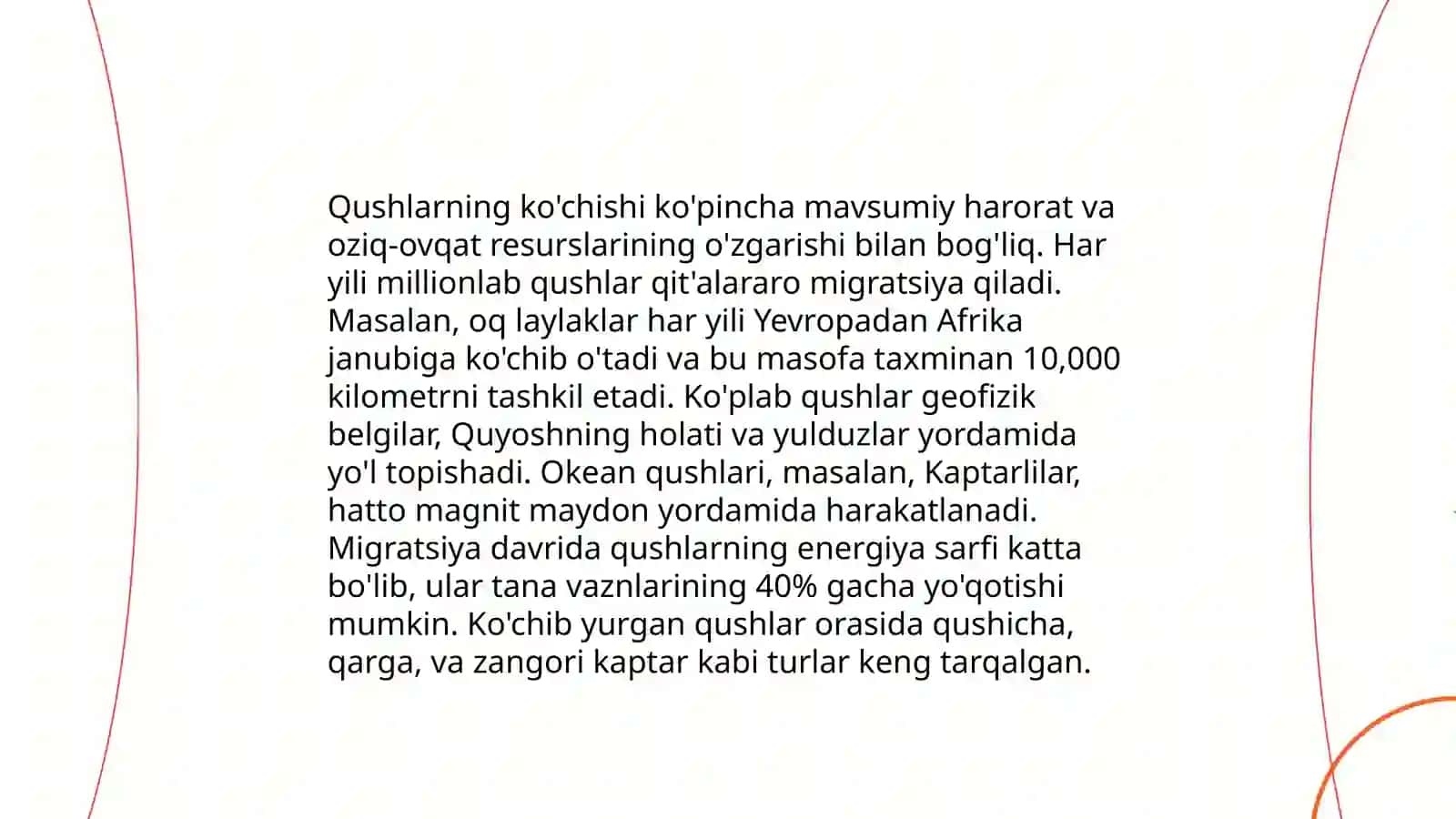 Qushlarning biologiyasi va kelib chiqish evolutsiyasi 4