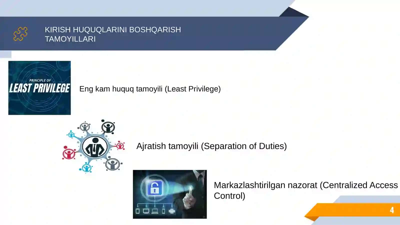 Tarmoqda axborotni ruxsatsiz foydalanishdan himoyalash usullari tahlili 4