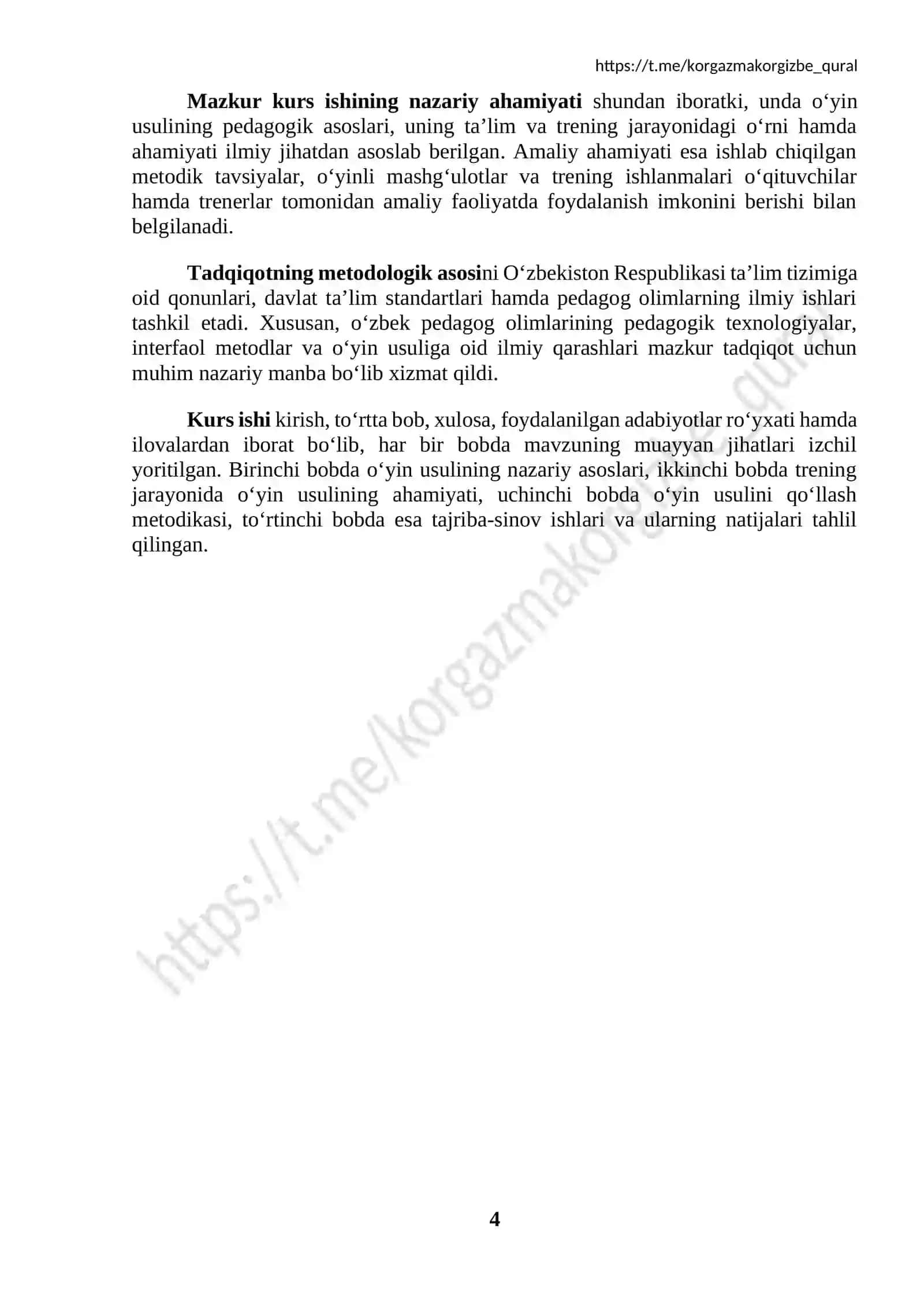 O‘yin usuli va uni trening jarayonida qo‘llash 4