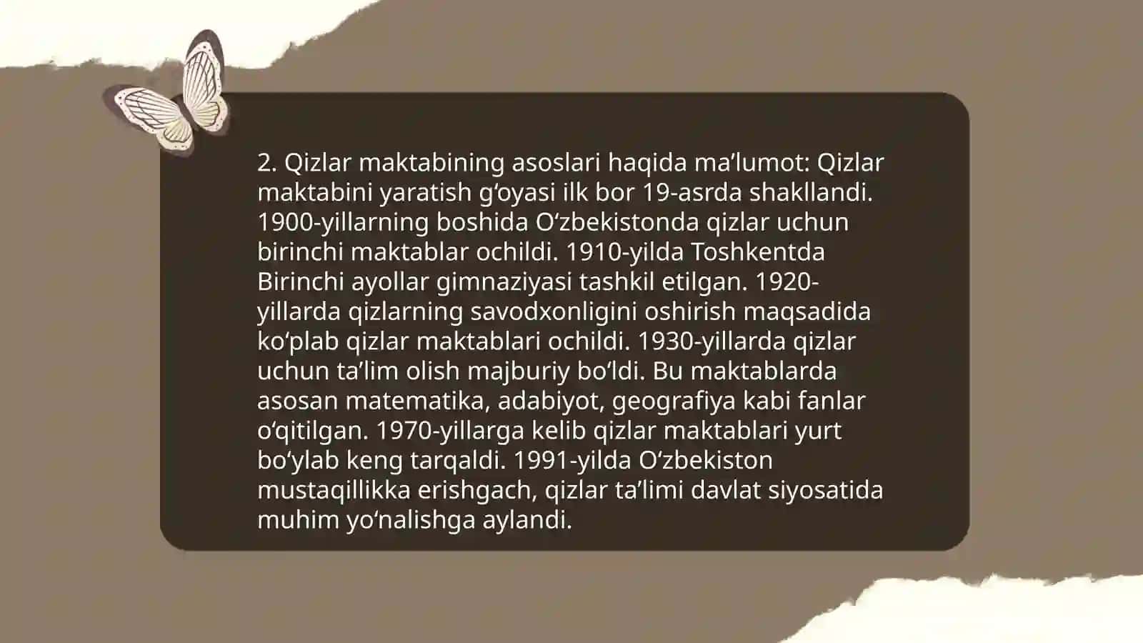 Jahon Otin Uvaysiy va uning qizlar maktabi. Muhammad Sodiq Qoshgʻariyning ilmiy ijodi 4