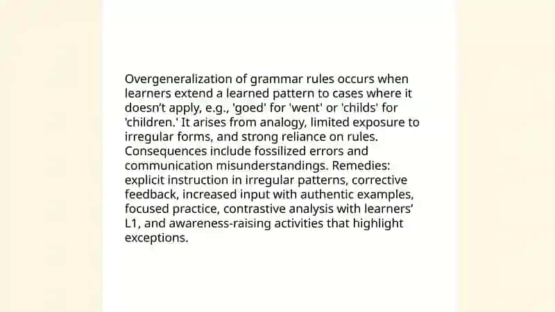 Mistakes in language learning 4
