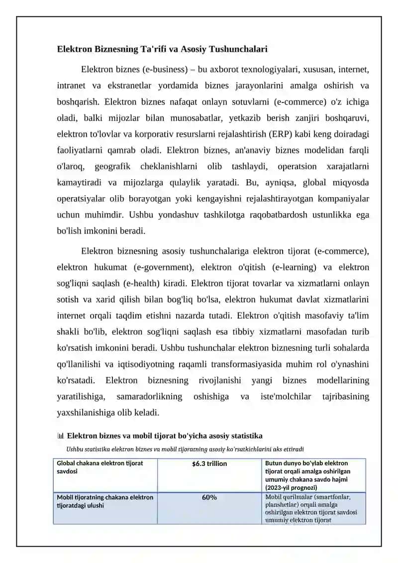Elektron Biznes va Mobil Tijorat 4