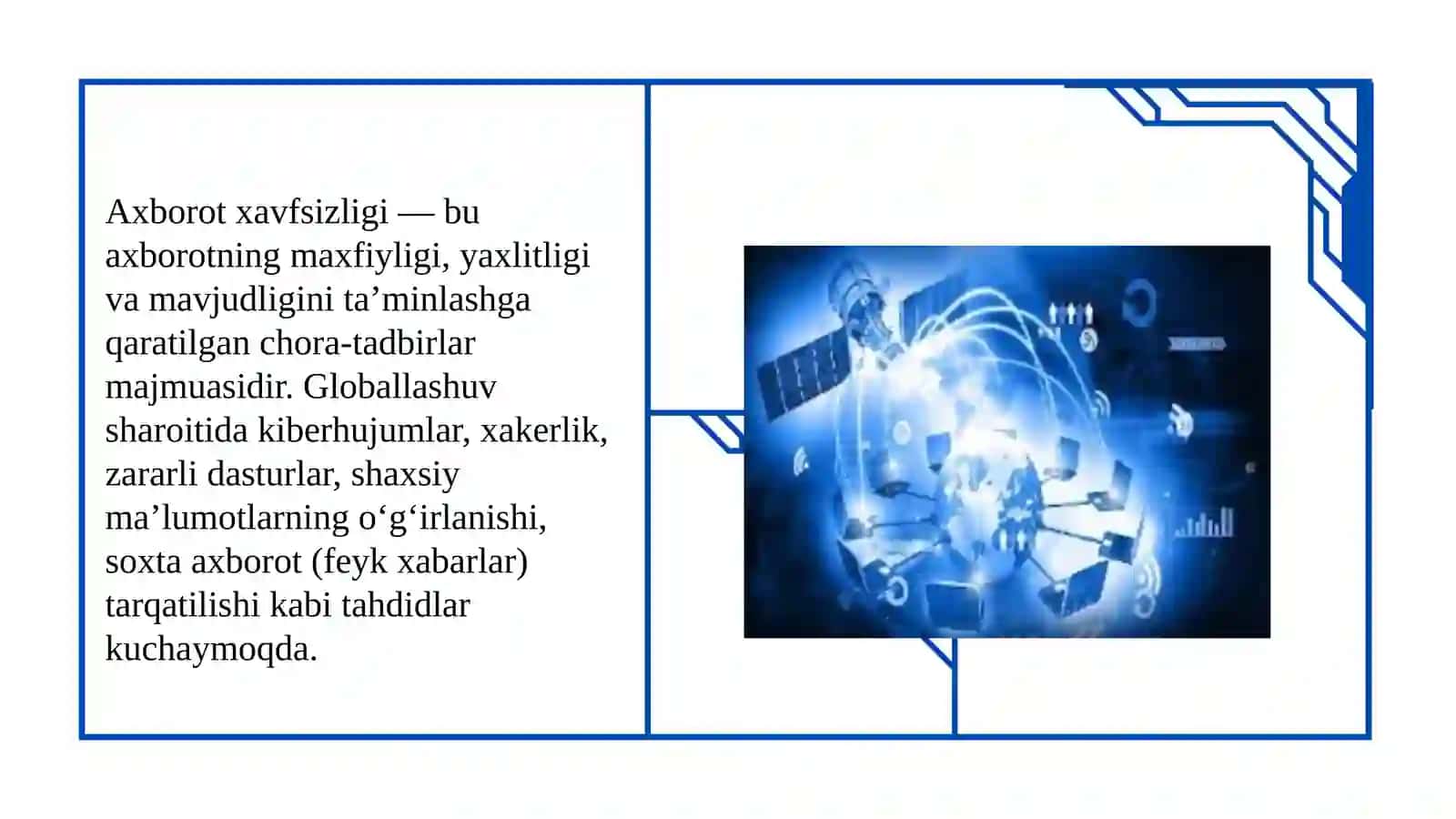 Globallashuv sharoitida axborot xavfsizligini ta’minlash masalalari 4