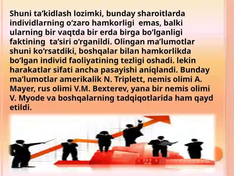 Ijtimoiy psixologiyada guruhlar muammosi. Kichik guruhlar psixologiyasi 4