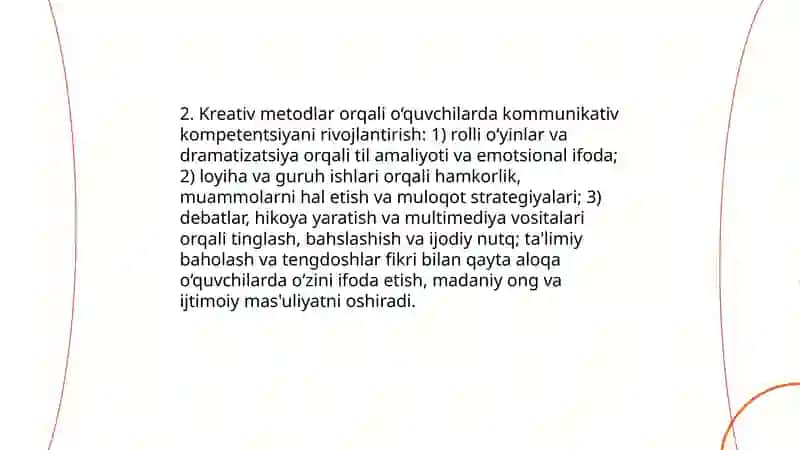 Ona tili darslarida kreativ yondashishning ijtimoiy pedagogik ahamiyati 4