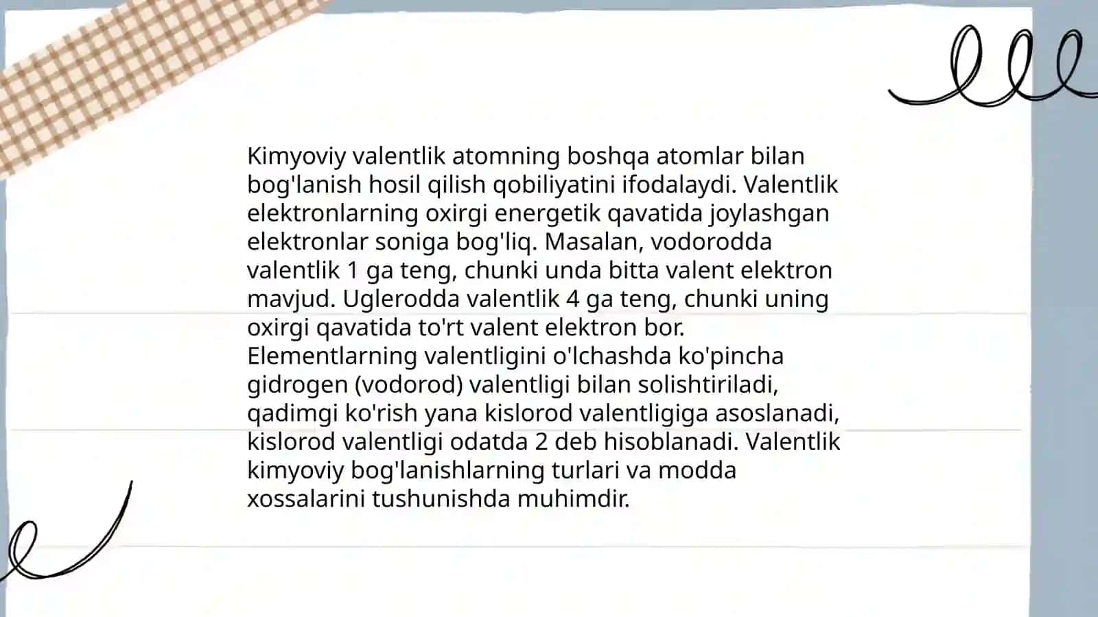 Valentlik tushunchasi 4
