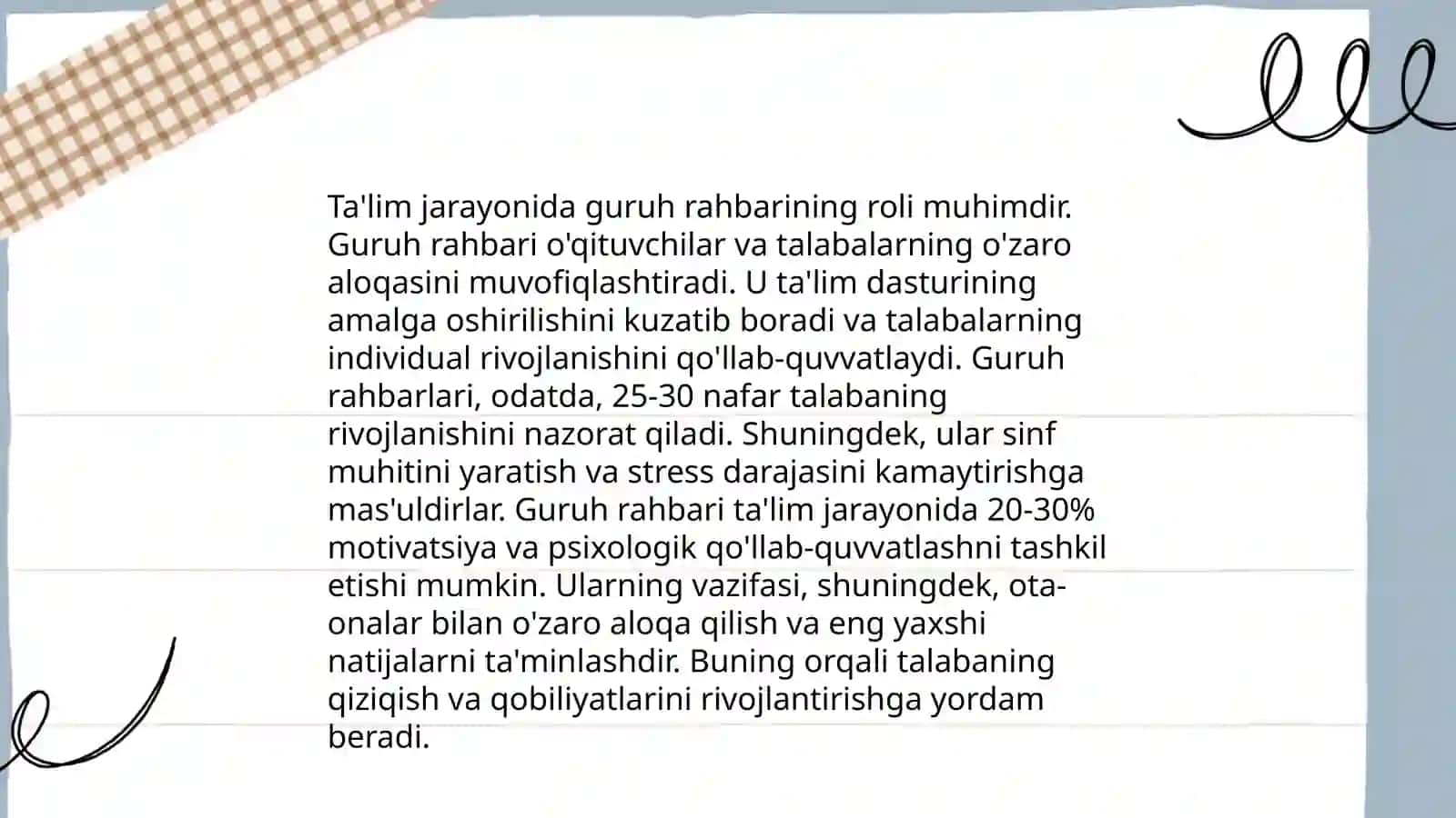 Guruh rahbari va pedagogik liderlik 4
