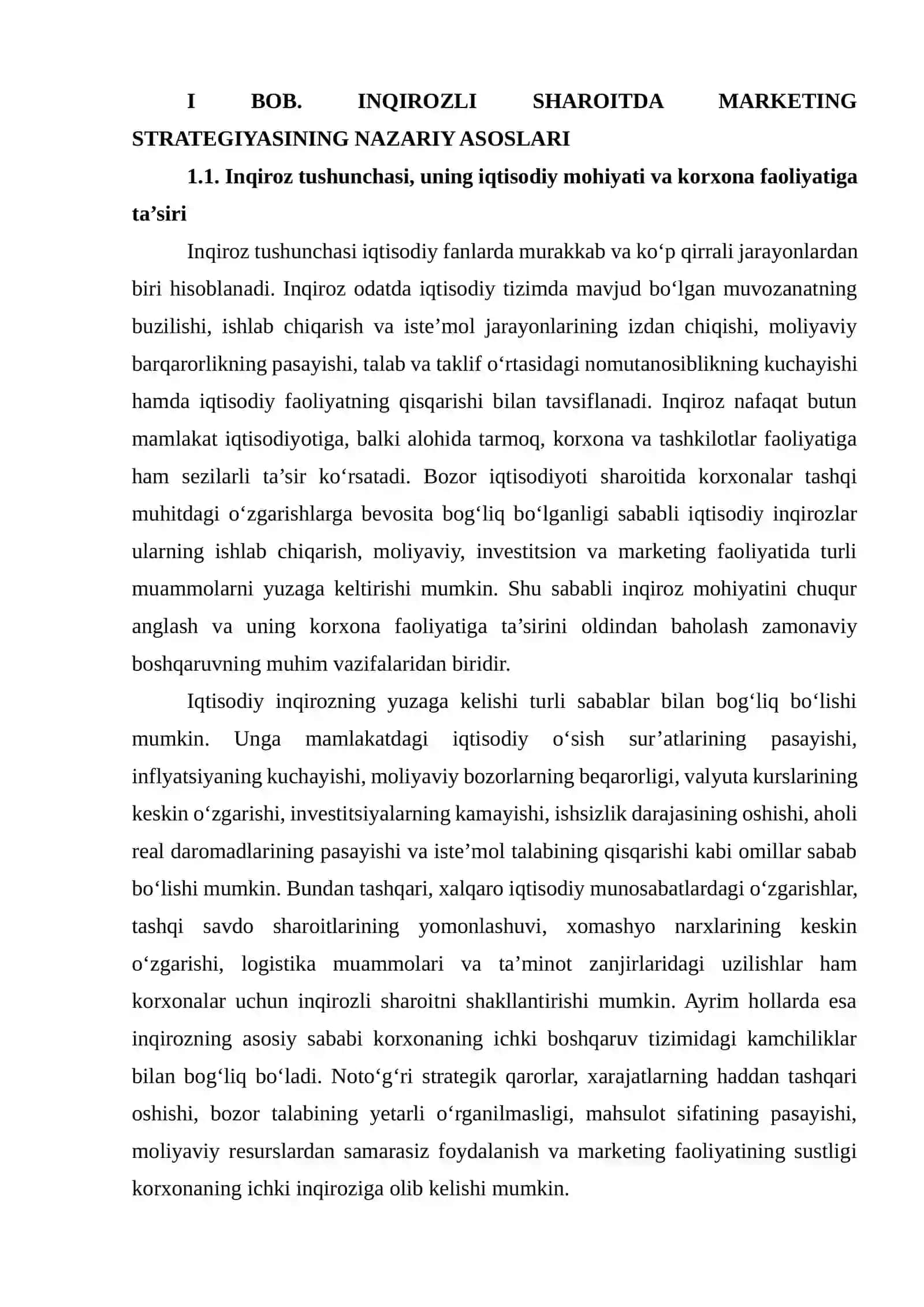 INQIROZLI SHAROITIDA MARKETING STRATEGIYASI 4