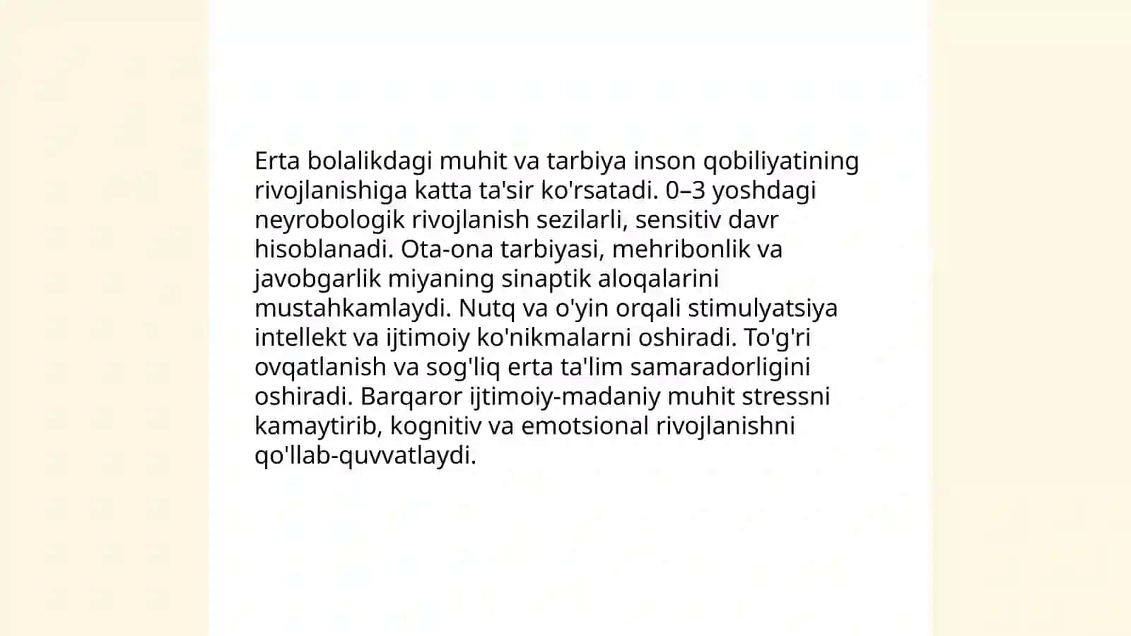 Inson qobiliyatining rivojlanishiga ta’sir qiluvchi omillar 4