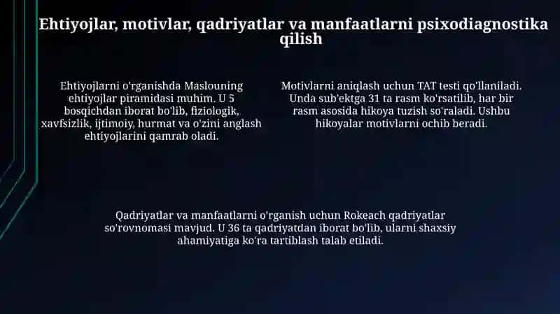 Shaxsning mativatsion sohasi psixodiagnostikasi 4