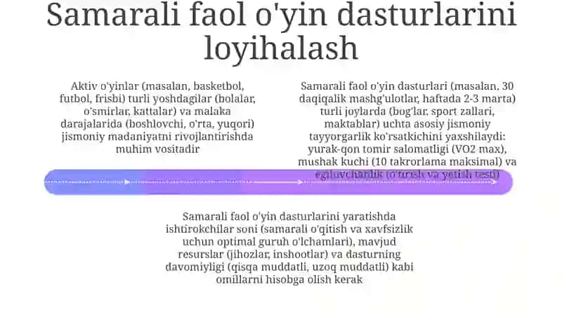 Harakatli o'yinlar jismoniy madaniyatni tarbiyalashning asosiy metod va vositasi sifatida 4