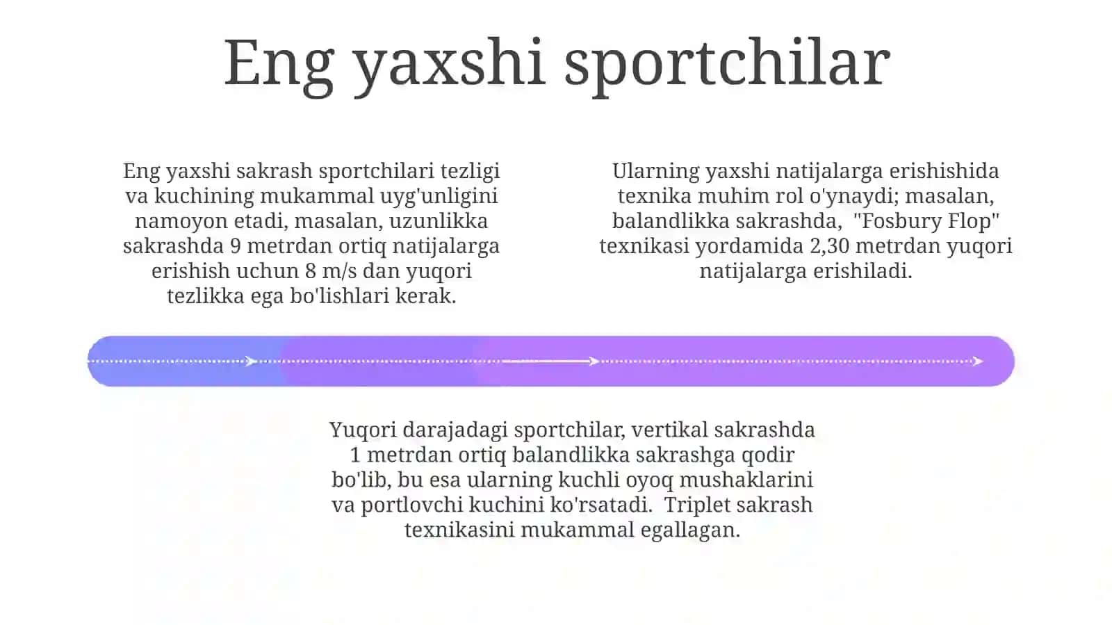 Yengil Atletika: Sakrash turlari 4