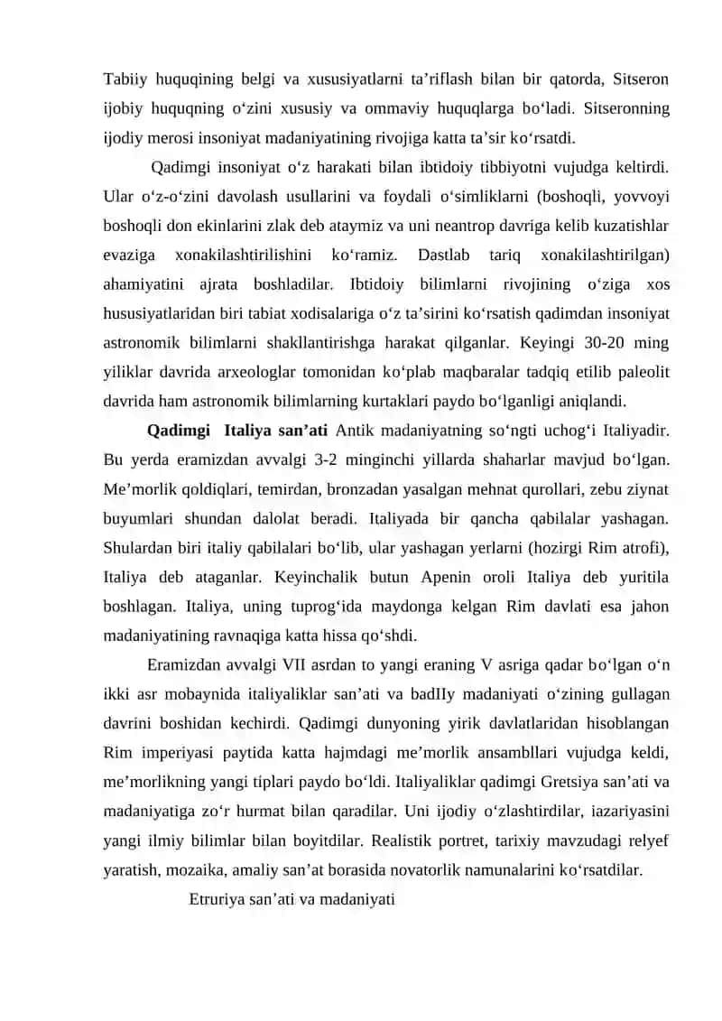 Qadimgi Rimda ilmiy bilimlarning taraqqiy etishi 4