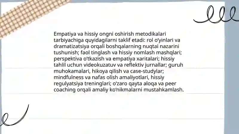 Tarbiyachi uchun samarali muloqot va faol tinglash ko'nikmalari 4
