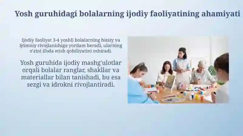 Bolalar ijodiy faoliyatini tashkil etish texnologiyasi 4