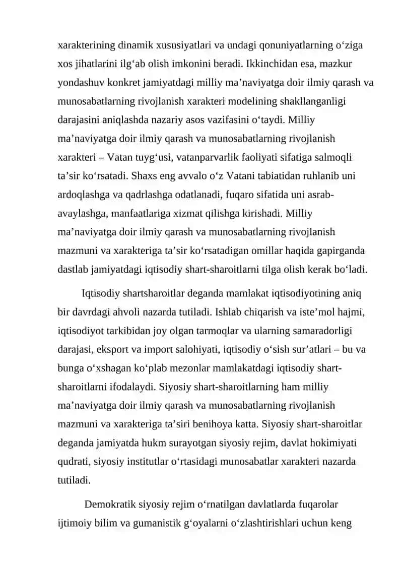 O‘ZBEKISTONDA MILLIY MA’NAVIYAT NAZARIYASINING RIVOJLANISH XUSUSIYATLARI 4