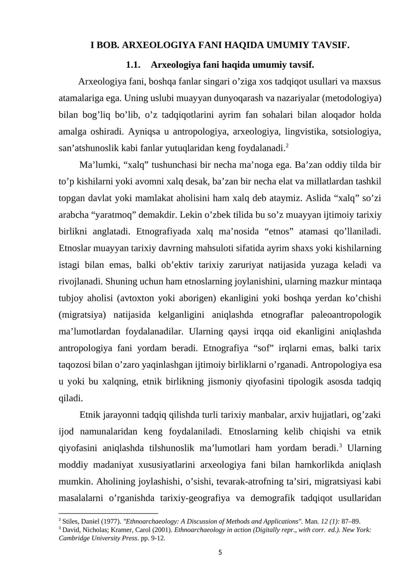 ARXEOLOGIYA VA ETNOGRAFIYANING INTEGRATSIYASI ASOSIY BOSQICHLARI 4