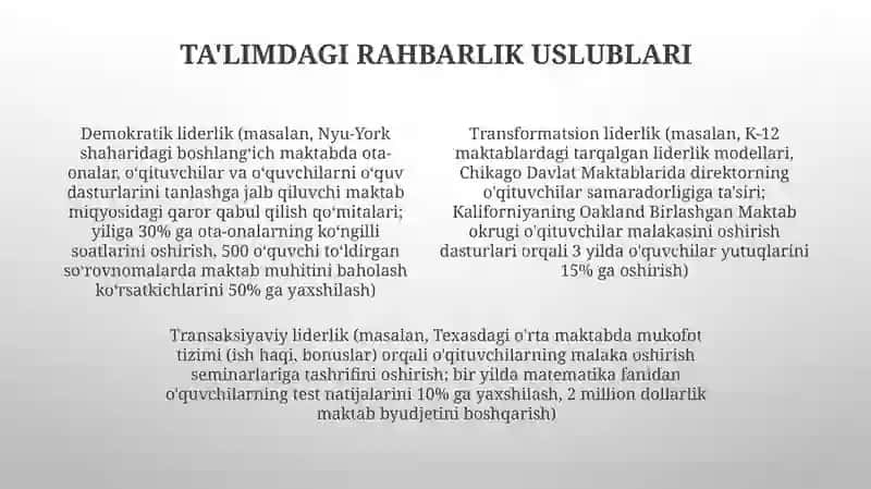 Taʼlim Menejmenti Boshqaruvining Umumiy Qonuniyatlari Tamoyillari va Funksiyalari 4