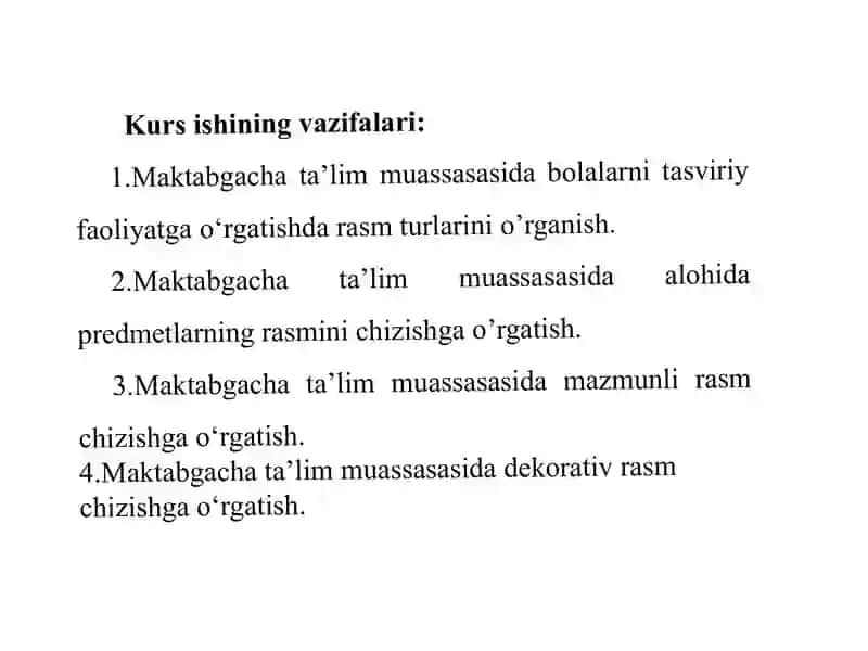 MAKTABGACHA YOSHDAGI BOLALARNI TASVIRIY FAOLIYATGA O‘RGATISHNING ILMIY PEDAGOGIK ASOSLARI 4