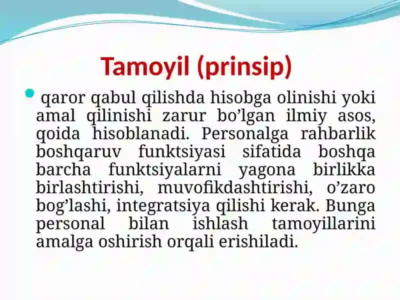 Biznes subektlari personalini boshqarish 4